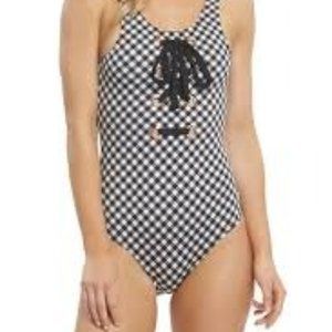 Tart Collections Lace-Up Swimsuit Small NWT